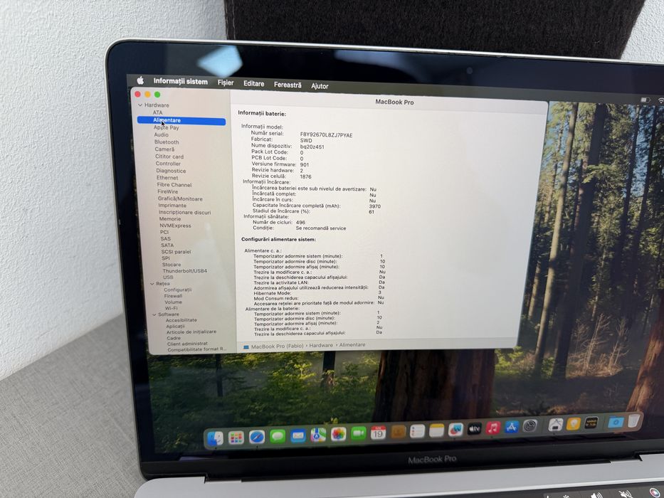 Macbook PRO A1989 , i5 2,4Ghz, ssd 256gb,