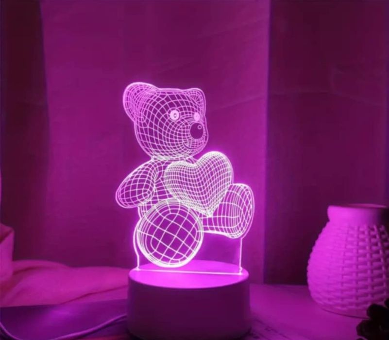 Светещо мече 3D -  лампа