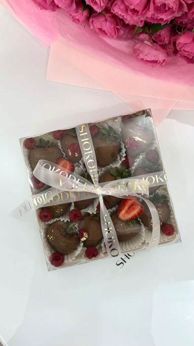 клубника в шоколаде