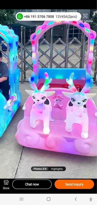 Attraksion kiyikli poyezdcha