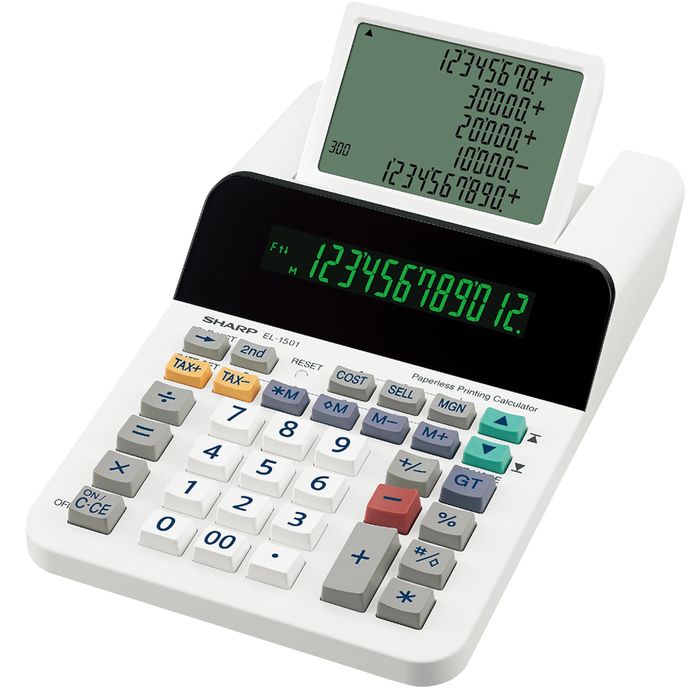 Calculator de birou Sharp EL-1501 cu afișaj