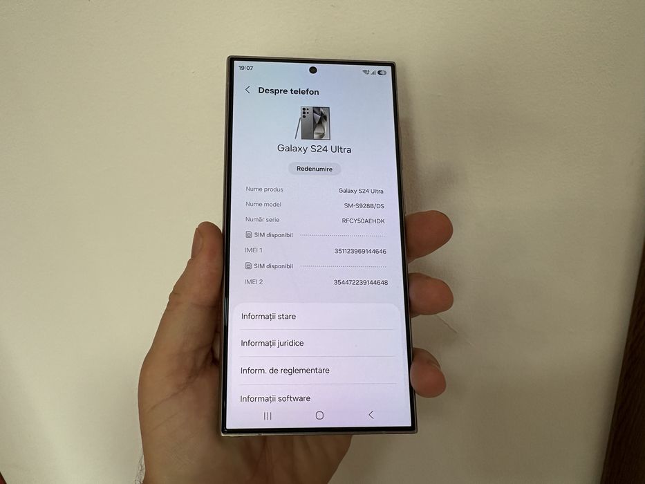Samsung Galaxy S24 Ultra, 256GB, 12GB Ram, Titanium  Grey