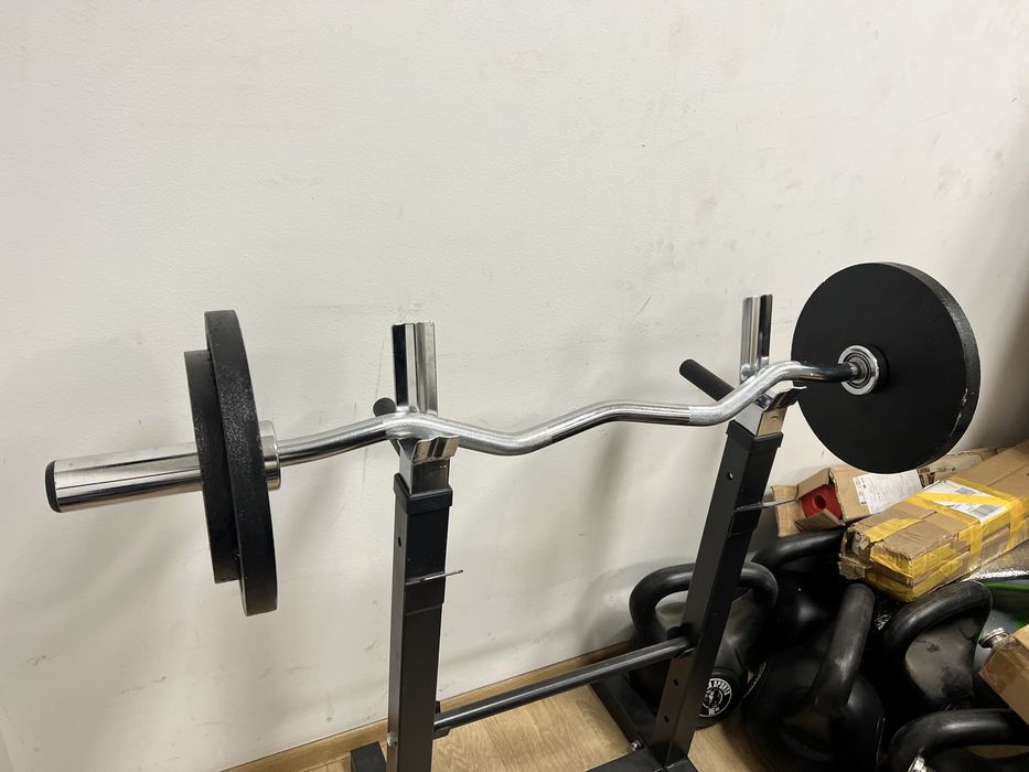 Bara z ez 50 mm. Olimpica cu rulmenti profi+30 kg discuri noi toate