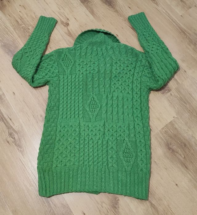 Pulover damă din lână merino Aran Crafts made in Ireland marimea M/L