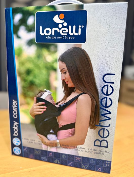 Marsupiu Lorelli 0-9 kg, 2 poziții,  confort bebe, libertate pt. tine