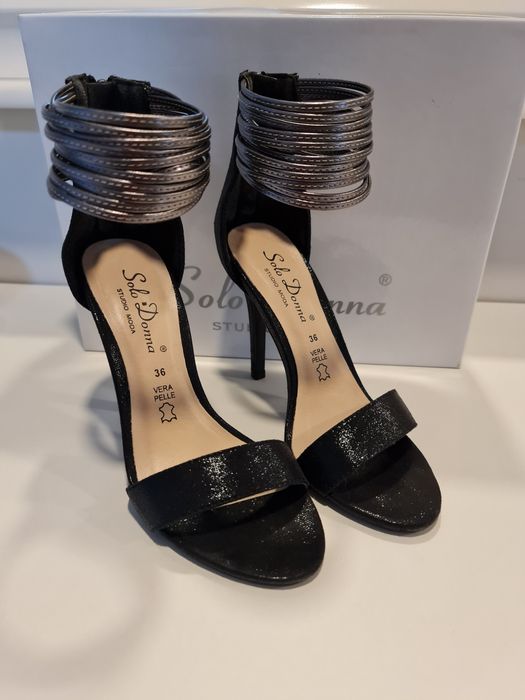 Sandale elegante negre