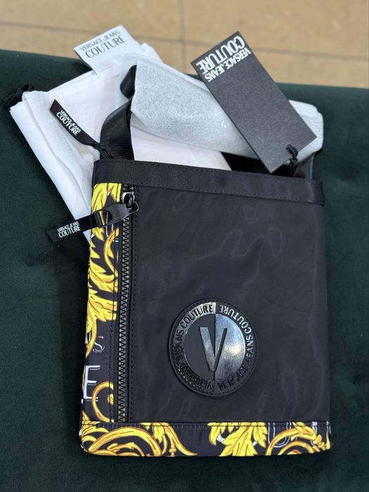 VERSACE JEANS COUTURE Messenger Bag – Оригинална дизайнерска чанта