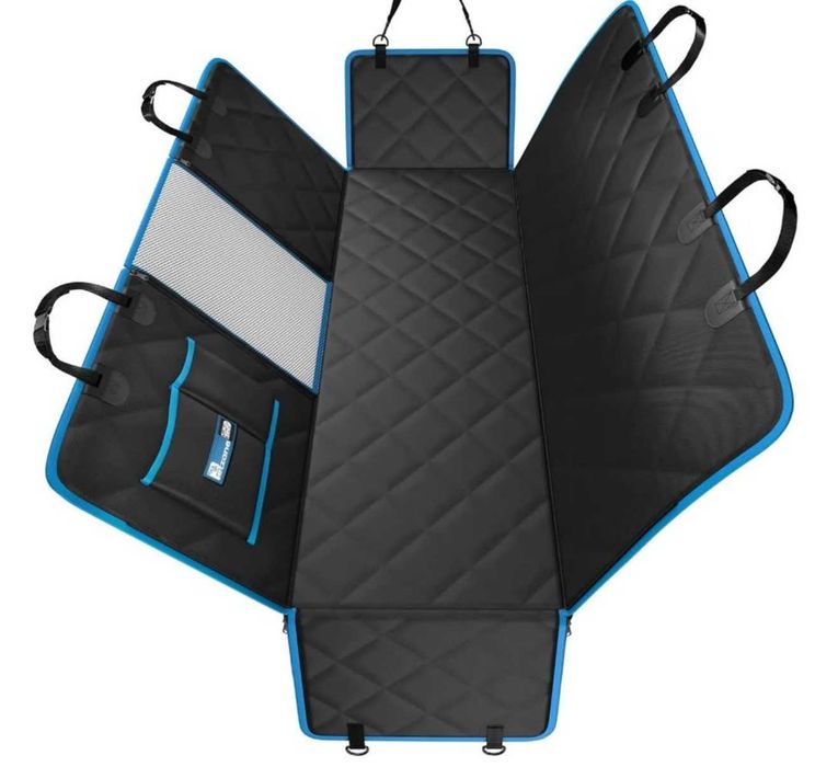 Husă Auto PETZANA pentru Câini - Impermeabilă, 4 Straturi, Protecții Laterale cu Fermoar