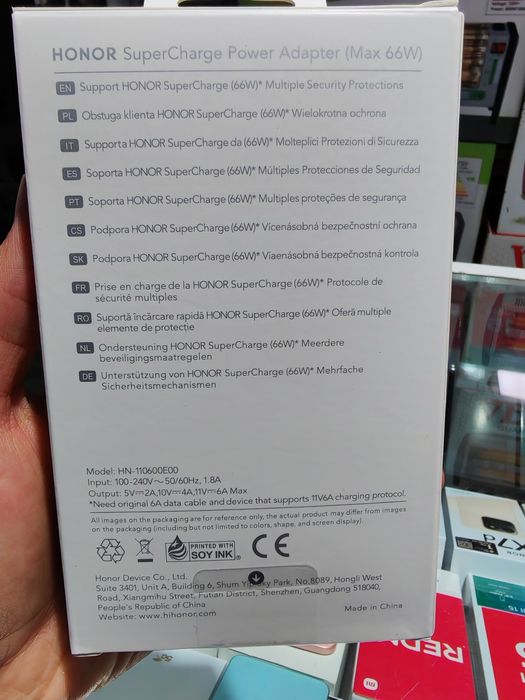 Honor zaryadakasi super charge 66w Dastavka+Garantiya X9b. X9c. X9b.