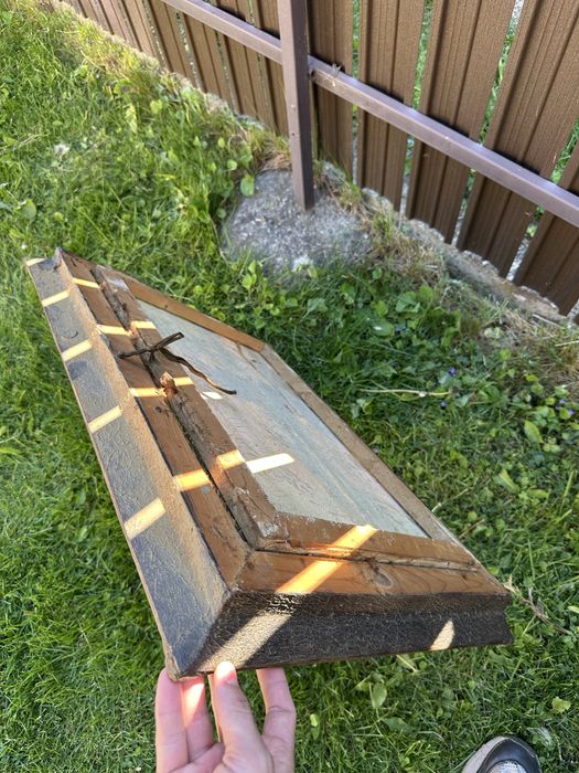 Tablou deosebit pictat in ulei pe panza, rama lemn masiv, peisaj de iarna