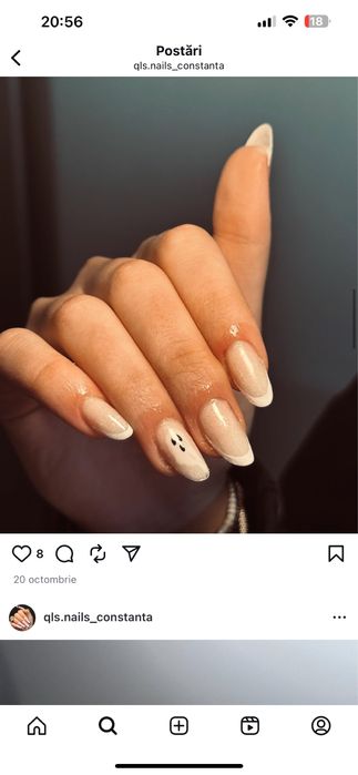 Unghii cu gel diferite modele .