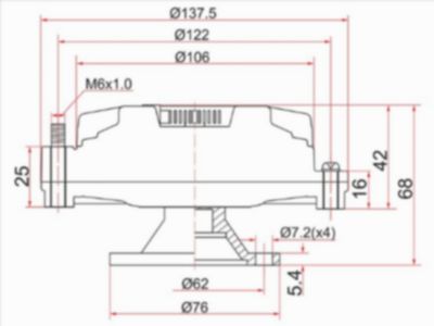 Вискомуфта  Toyota Mark ii
