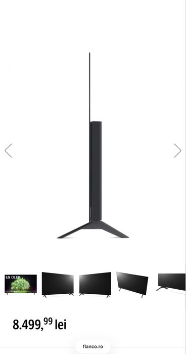 TV LG OLED 139 cm Smart 4K Ultra HD OLED55A13LA