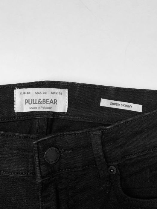 Джинсы брюки черные PULL&BEAR