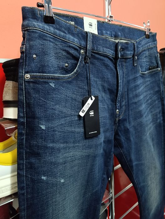 Оригинални дънки G-Star Raw Revend W34 , W36 нови мъжки скини фит