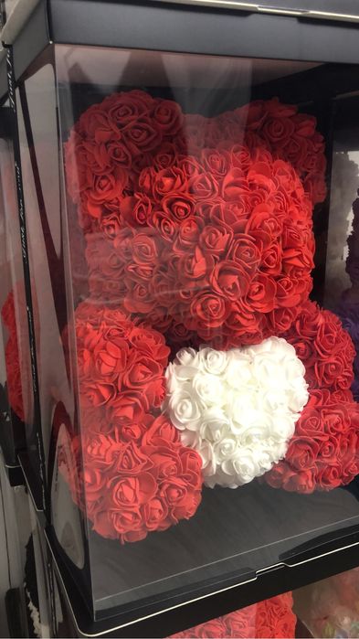 Ursuleti din trandafiri 130 lei 40 cm