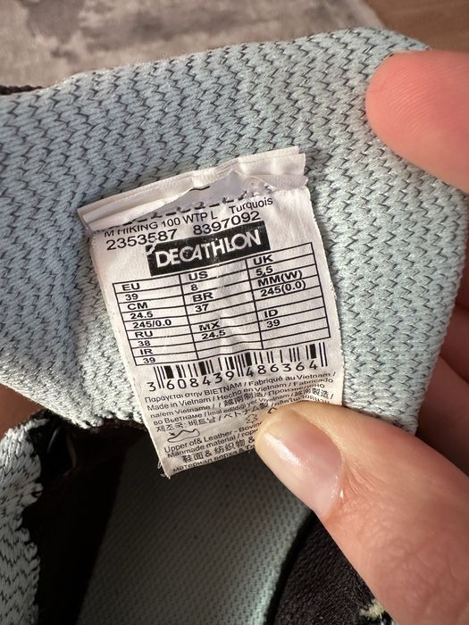 Quechua/ Decahlon Дамски непромокаеми туристически обувки