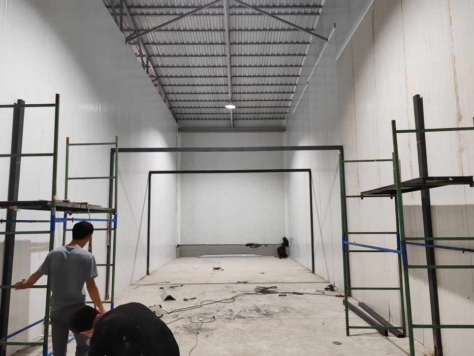 Монтаж сендвич панели и изготовление