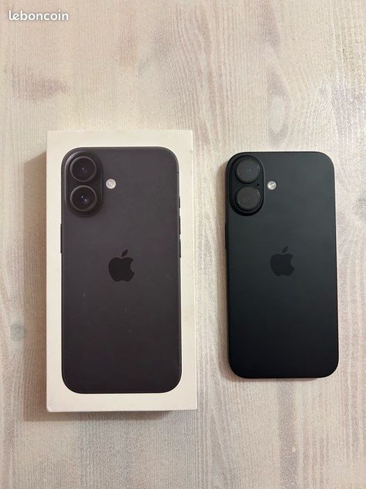 IPHONE 16 Black 256 Sim+Esim