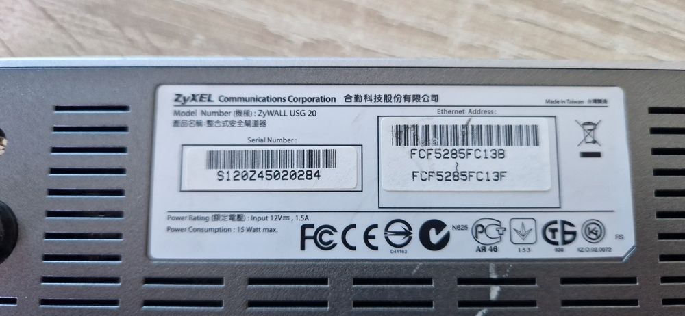 Firewall ZyXEL USG 20