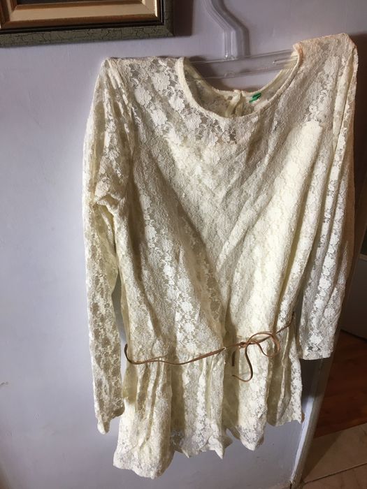 Детска дантелена рокля