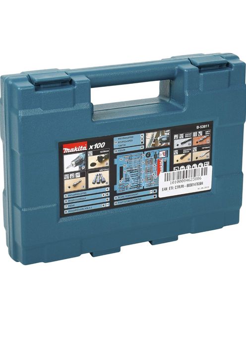 Makita B-53811 Комплект за бормашина и винтоверт 100 части