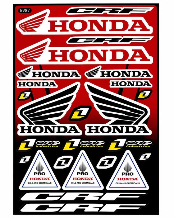 Лепенки / стикери за мотор / стикери за Honda Yamaha Suzuki Redbull