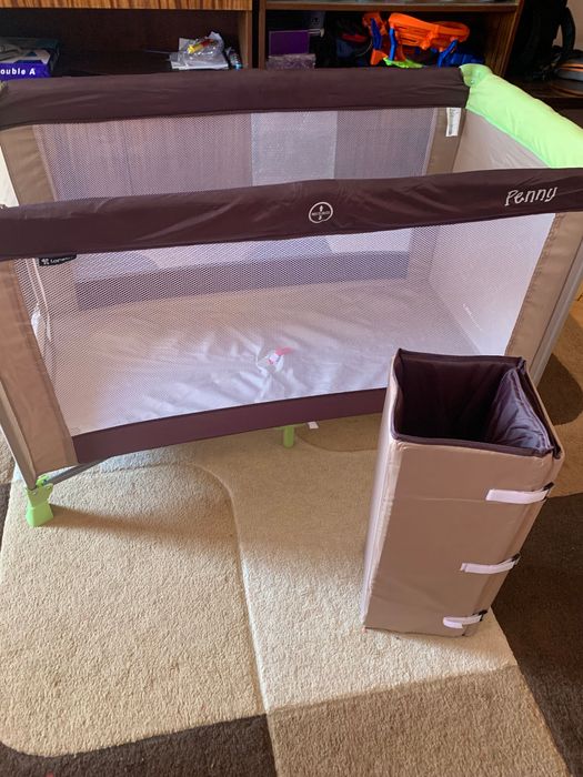 Детска кошарка/сгъваемо легло с матрак Лорели Нова