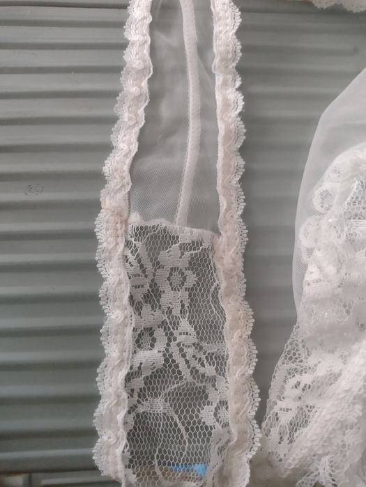 Еротично боди/бюстие бяло