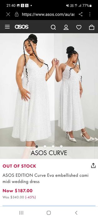 Rochie ASOS Bridal 44