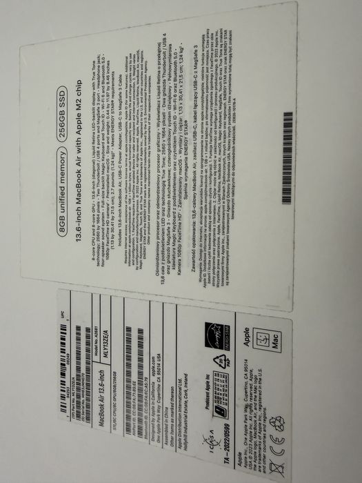 Leptop appl MacBook Air 13.6-inch