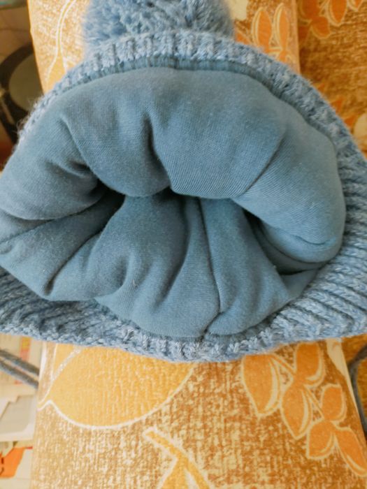 Шапка +снуд зимняя детская