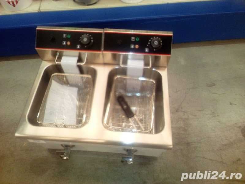 friteuza fripteuza fripteusa friteosa inox 2x12 litr 7kw 230v Germany