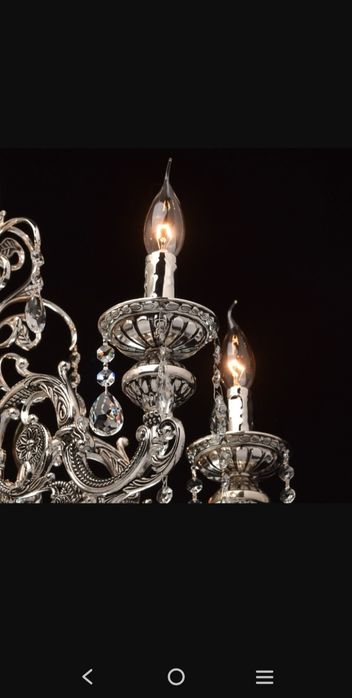 Люстра  хрусталь   10 ламповая