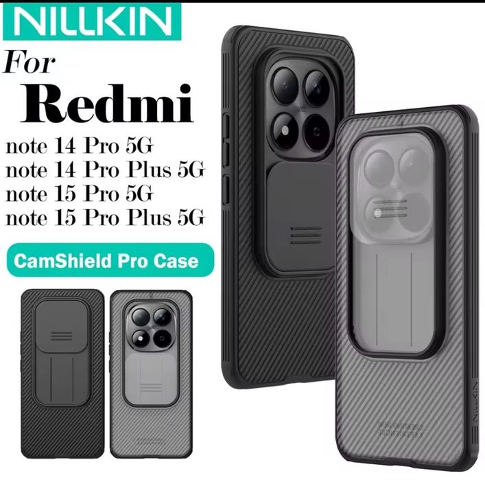 Nillkin калъфи за Xiaomi redmi note 14 Pro plus и redmi 15 pro plus