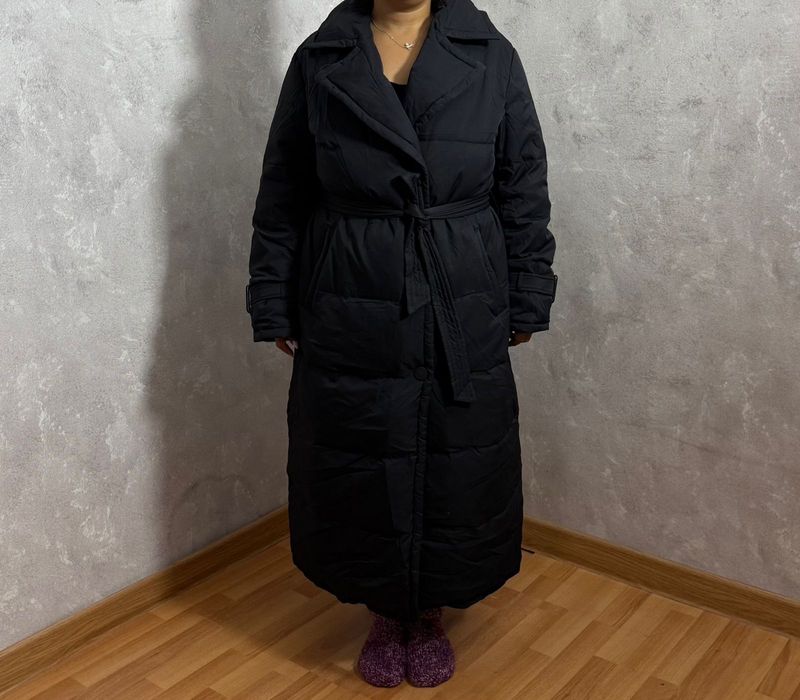 Продам зимнее стеганое пальто(плащ)