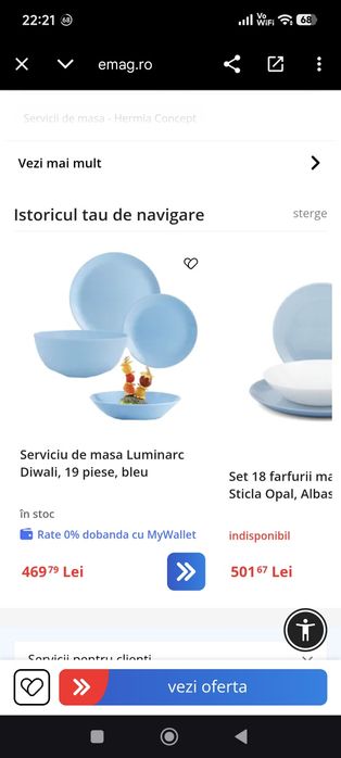 Serviciu de masă Luminarc 19 piese – 6 persoane | Nou