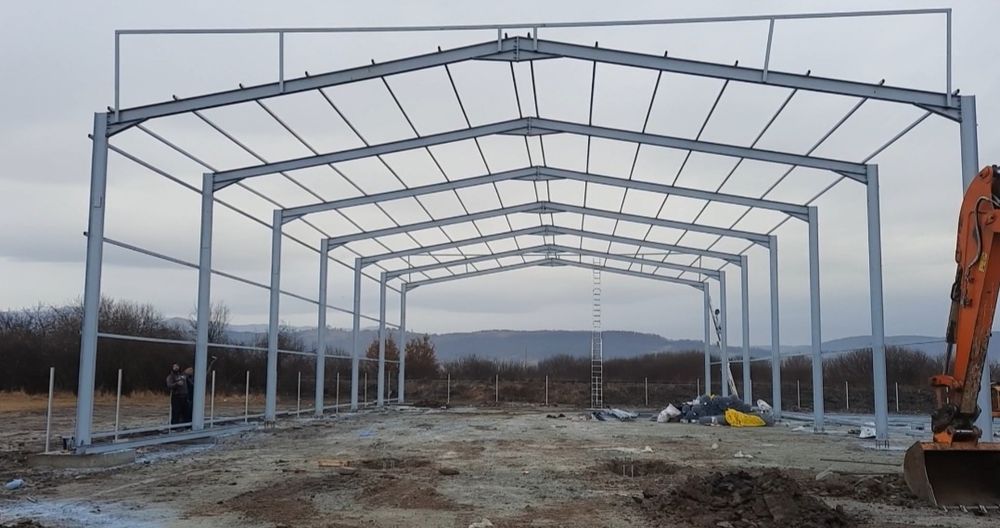 Vând hală metalică conform proiectului dvs lucrăm fără avans