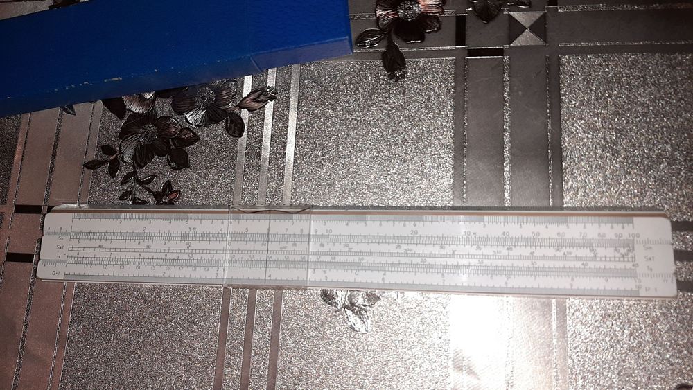 Линейка логаметрическая советская