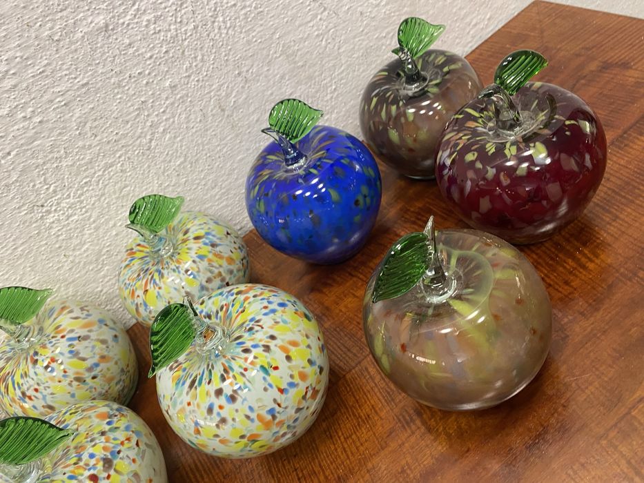 Италиански ябълки ябълка от мурано стъкло фигури от стъкло
