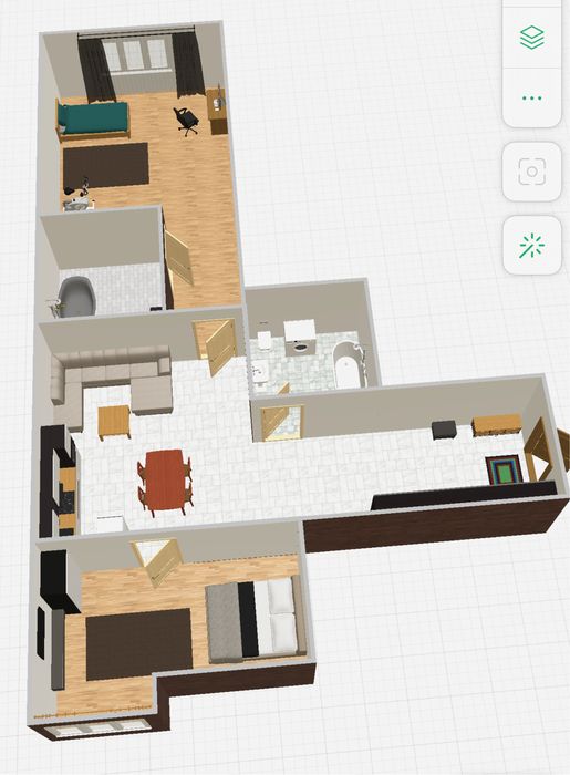 Квартира 81 кВ 4 этаж Гагарина Озод шарк