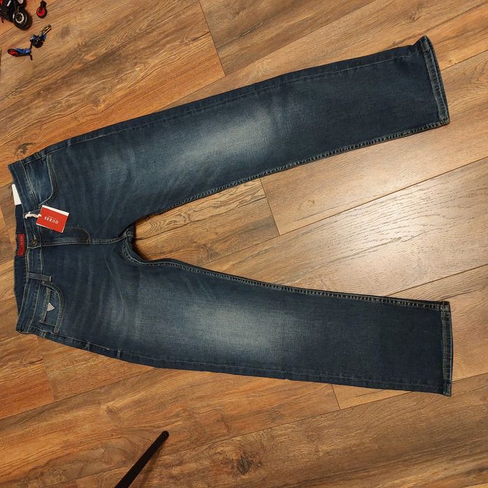 GUESS Blue Athletic Taper Jeans