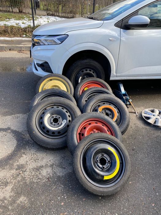 Roata rezerva slim ingusta compatibila Dacia Logan R14 4X100 60,1 Gc