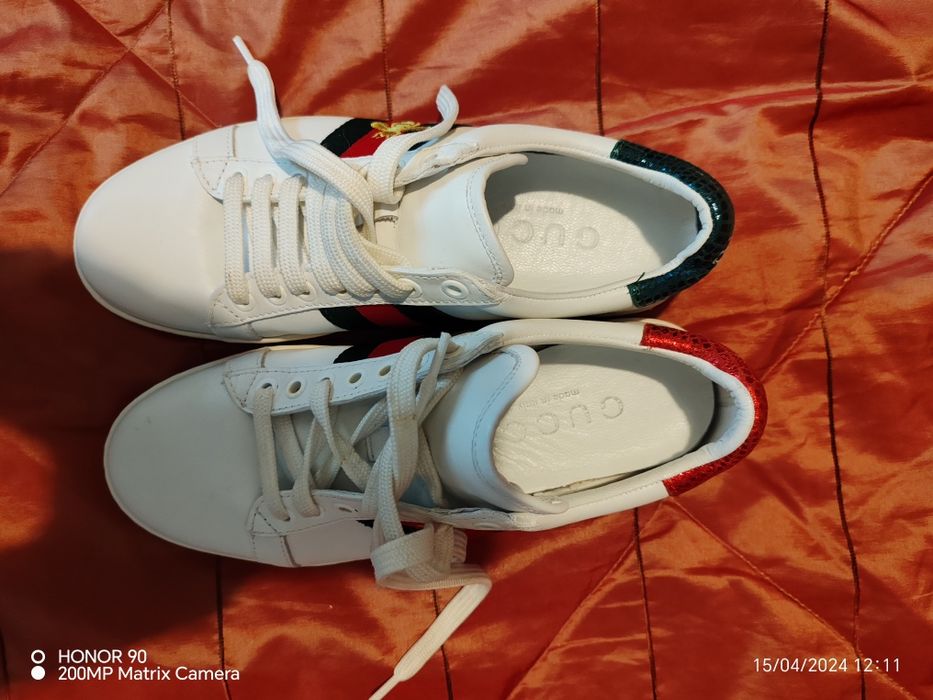 Pantofi sport casual, Gucci, piele naturală