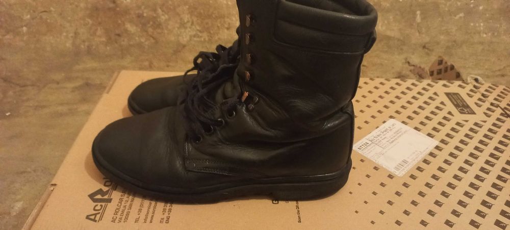 Bocanci militari negri piele MApN Adina SRL, mărimea 42