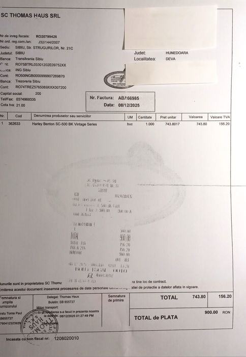 Chitara electrica tip Les Paul Harley Benton