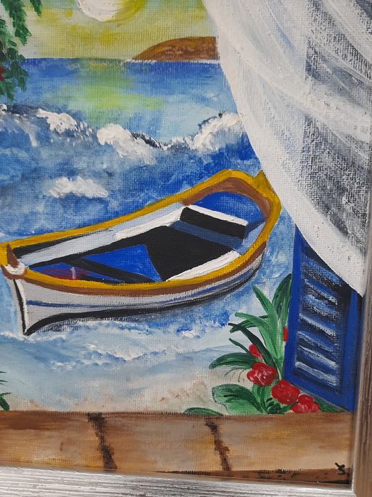 Картина с маслени бои върху платно