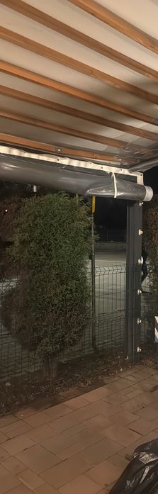 Terasă ,Structură metalică+Folii închidere+3 radiatoare căldură !