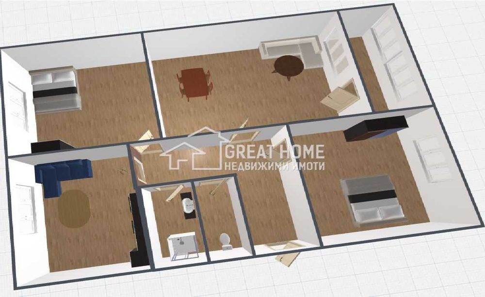 Продава се Четиристаен апартамент в Търговище, Боровец - 78 кв.м за 720 €/кв.м - Снимка #11