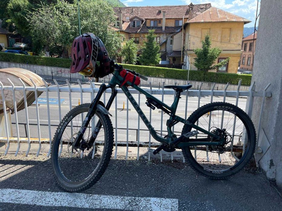Commencal Meta SX V4 Essential Metallic Green 2024 Fox Suspension Size M